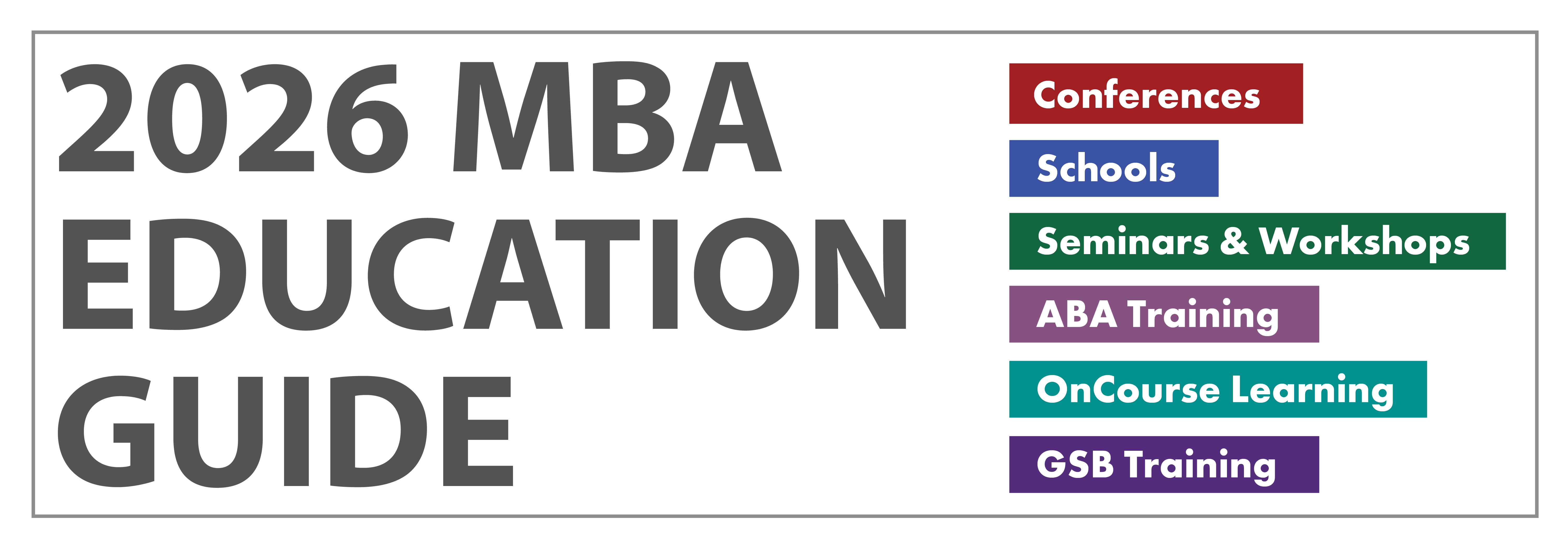 2026 MBA Education Guide